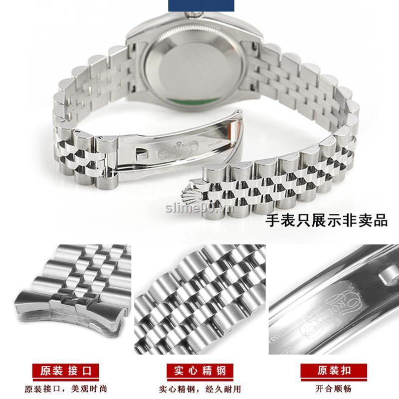 Dây đeo đồng hồ ROLEX bằng thép hợp thời trang cho nam và nữ #13/20