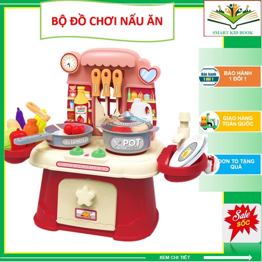 Bộ Đồ Chơi Nhà Bếp Cao Cấp Mini Kitchen - Có Âm Thanh Ánh Sáng