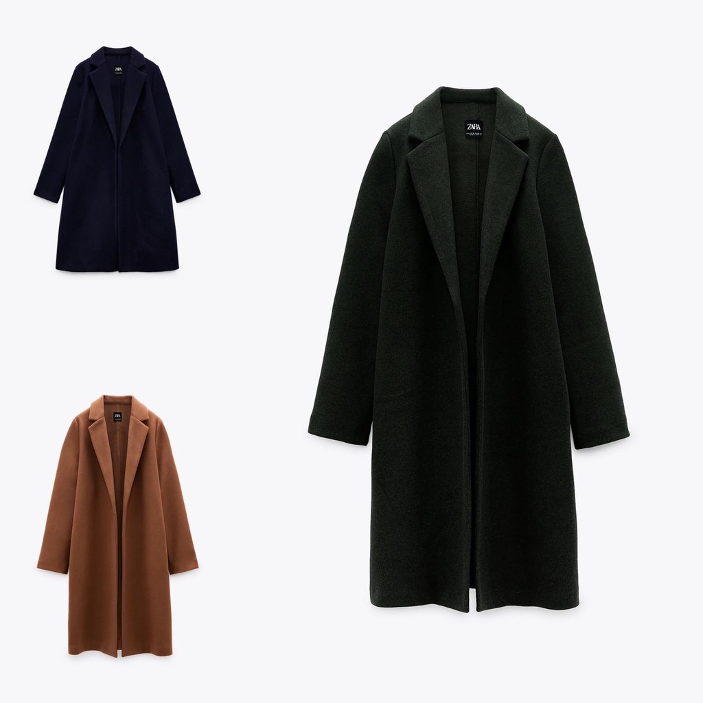 [Mã 2611THTRANG100K hoàn 10% xu đơn 99K] Áo khoác dạ ép đơn giản ZR WOMAN | BigBuy360 - bigbuy360.vn