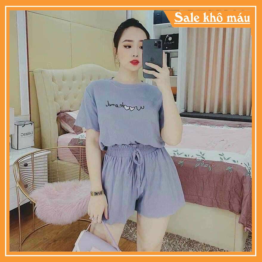 [Mã FAMINI1505 giảm 10K đơn 20K] 🔥 SUPER SALE 🔥 Đồ bộ nữ cộc tay bộ mặc nhà dễ thương thun sữa mềm mại