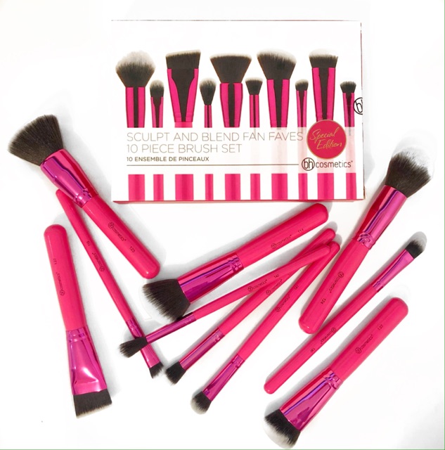 TÁCH LẺ💕 Bộ cọ BH Cosmetics Sculpt And Blend Fan Faves 10 Piece Brush Set