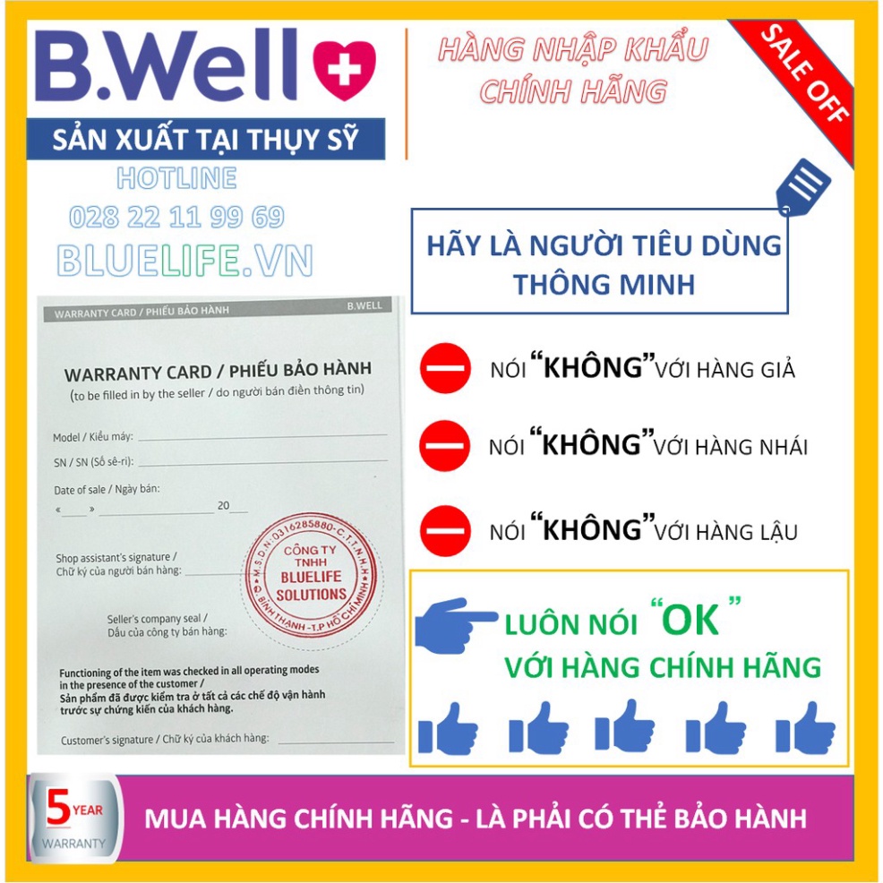 [SIEU SALE] * [Hàng SX tại THỤY SỸ] - MÁY ĐO HUYẾT ÁP B.WELL SWISS PRO-33 - [CHÍNH HÃNG] - BẢO HÀNH 5 NĂM (1 ĐỔI 1)