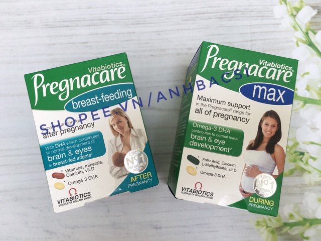 Vitamin tổng hợp Pregnacare cho phụ nữ mang thai và cho con bú