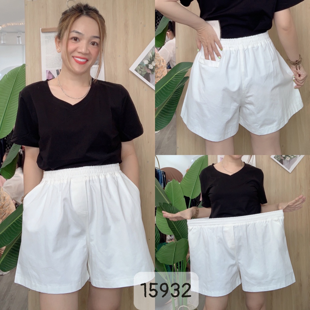 Quần đùi Bigsize jean trơn LT 15932