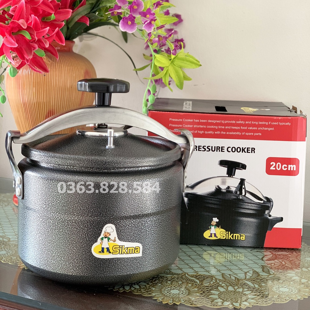 Nồi Áp Xuất Đa Năng SIKMA Dung Tích 3L-4L-5L-7L Kiểu Dáng Sang Trọng, Hàng Chính Hãng, Bảo Hành 06 Tháng