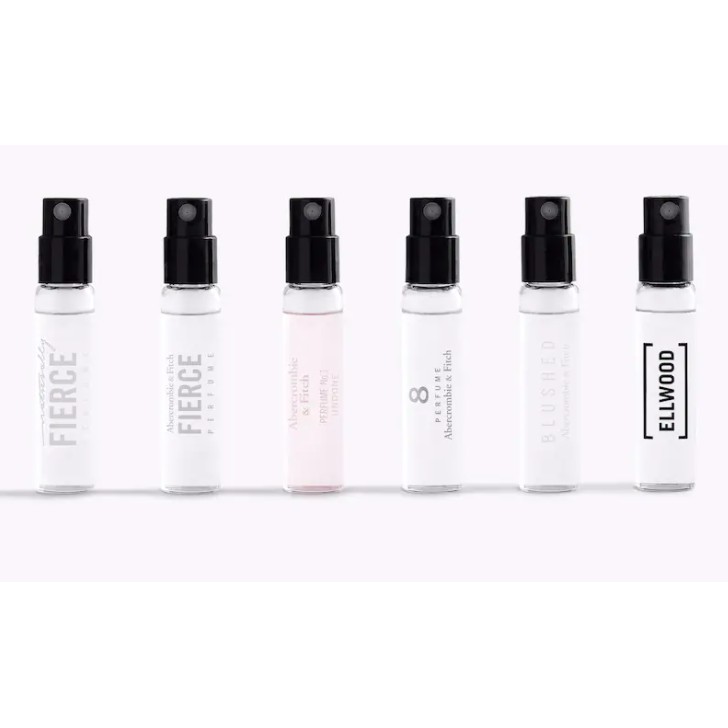 Set nước hoa nữ ABERCROMBIE & FITCH FRAGRANCE COLLECTION WOMEN 6 PIECE VIAL SET