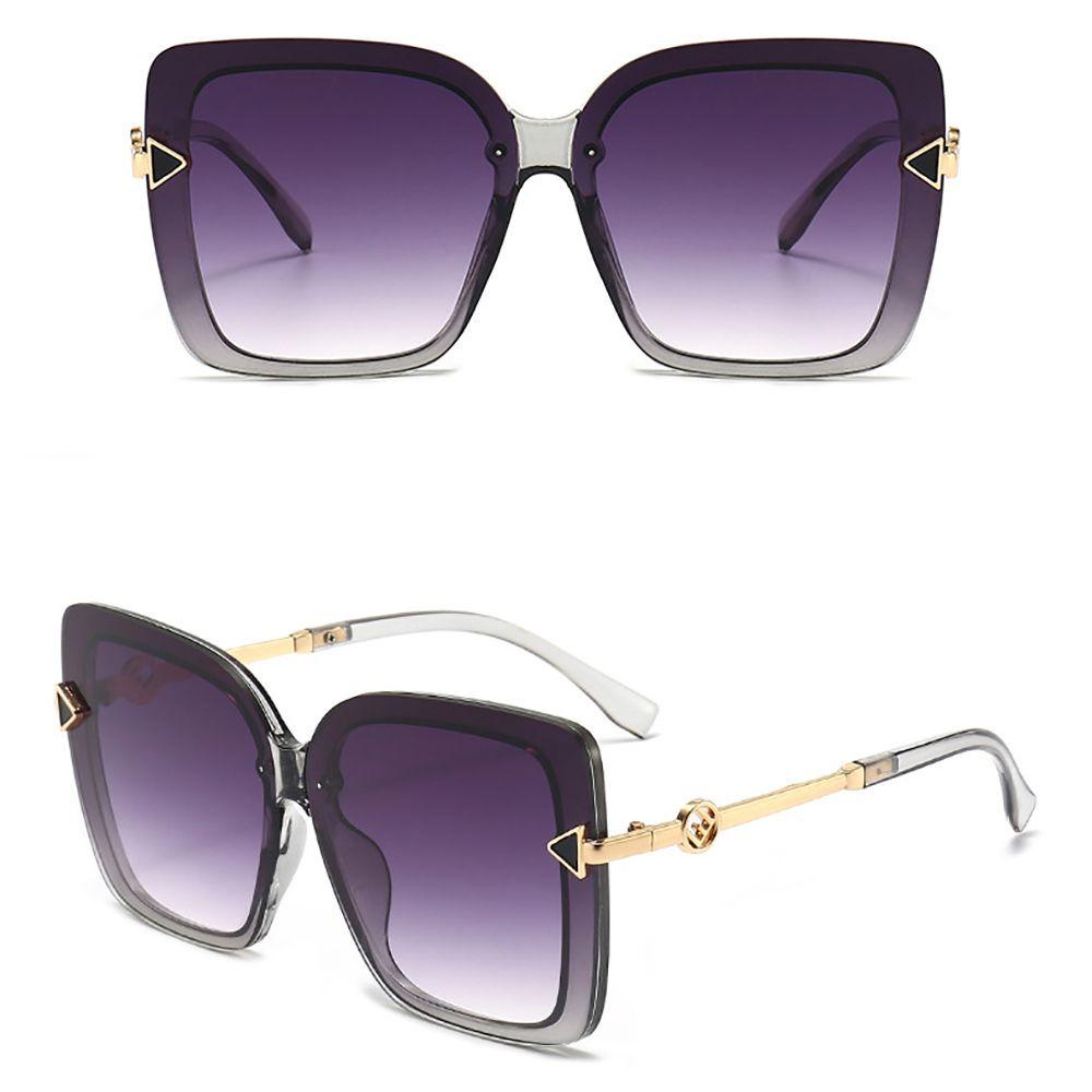 Kính Mát Gọng Vuông Chống Bức Xạ Chống Bức Xạ Phong Cách Hàn Quốc Thời Trang Cho Nữ