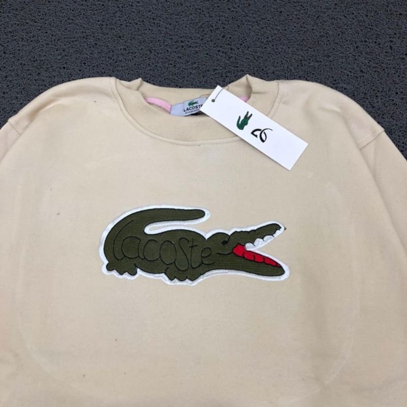 Áo Sweater Lac0Ste CR0CCODILE Cổ Tròn Thiết Kế Trẻ Trung Hợp Thời Trang | BigBuy360 - bigbuy360.vn