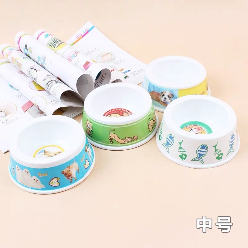 Bát Nhựa Cho Chó Mèo Nhiều Hình KuTe