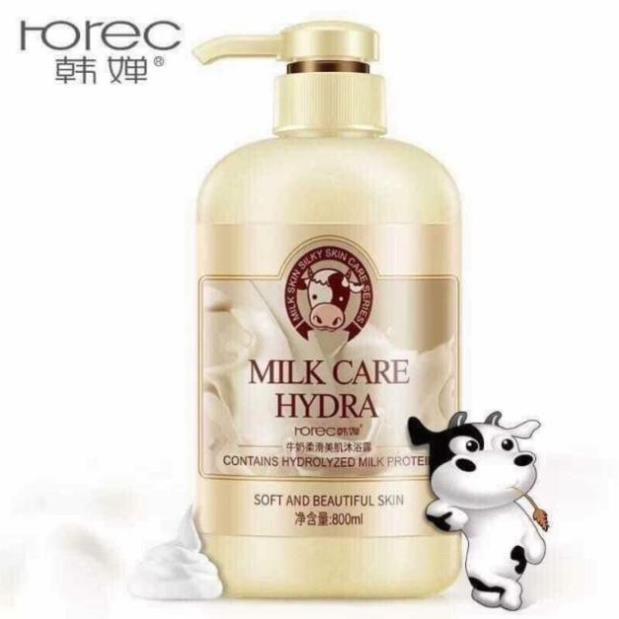 Sữa tắm con bò Milk Care Hydra 800ml