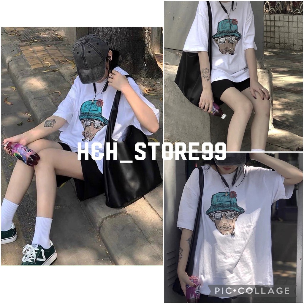 Set Cộc Đùi Alife Nữ [FREESHIP]  Bộ đồ quần short đen áo thun tay lỡ form rộng, phông màu trắng Ulzzang siêu HOT