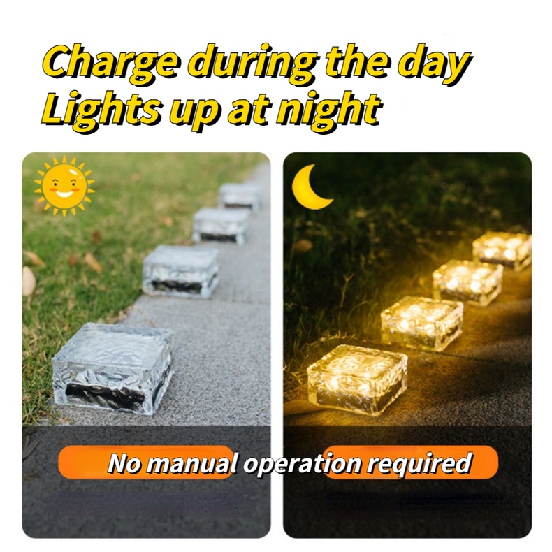 Đèn LED IP68 Sử Dụng Năng Lượng Mặt Trời Chống Thấm Nước Trang Trí Sân Vườn