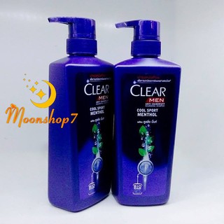 Dầu gội Clear Men Thái Lan sạch gàu hương thơm bạc hà mát lạnh 450ml