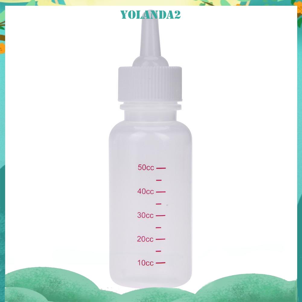 Bình Sữa Silicon Trong Suốt Cho Thú Cưng 50ml