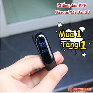 Dán dẻo PPF xiaomi mi band 3 trong suốt hoặc nhám chống bám vân tay bảo vệ màn hình đồng hồ mua 1 tặng 1 huỳnh tân store