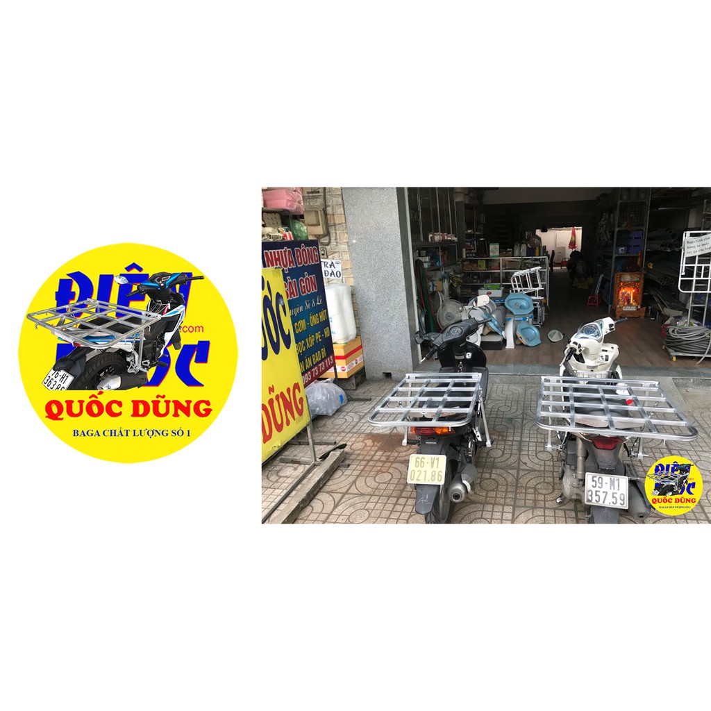 Giá chở hàng | Baga chở hàng xe tay ga đa năng thông minh  (ngang 50 x dài 72)