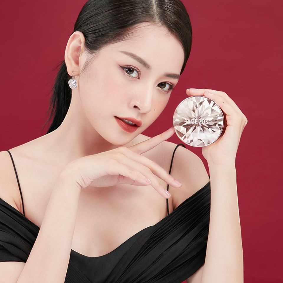 Phấn Nền Kim Cương Age20's Essence Cover Pact Diamond Pink SPF 50+PA +++ 12.5g - [DA KHÔ, HỖN HỢP]