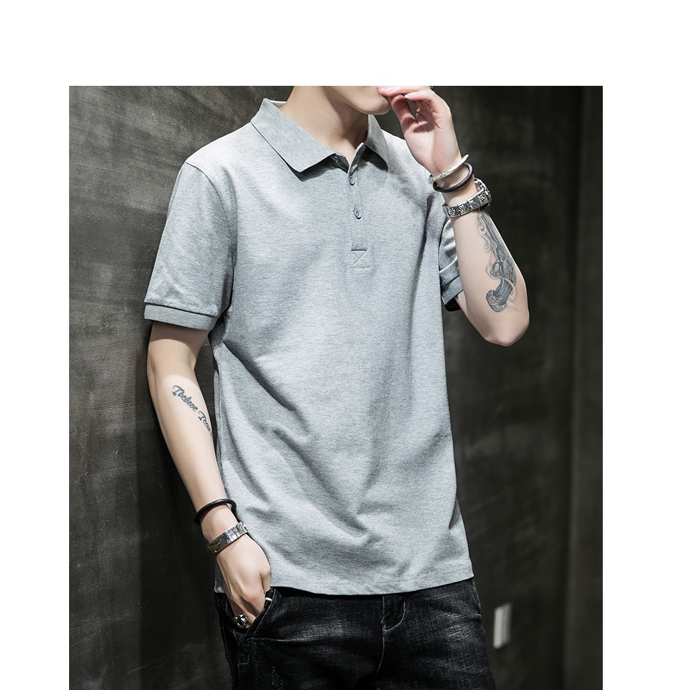 [POLO] Áo POLO nam ngắn tay  ba màu trơn basic vải Cotton cá sấu cao cấp xuất xịn dệt bo dày dặn chuẩn form | BigBuy360 - bigbuy360.vn