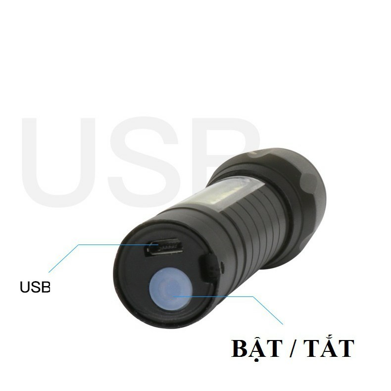 ĐÈN PIN T1 MINI POLICE 3 CHẾ ĐỘ SÁNG-LED Siêu Sáng Chống Nước Cao Cấp Có Zoom KÈM DÂY SẠC TIỆN LỢI Chất Lượng Cao