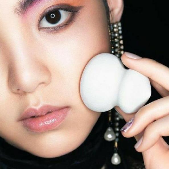 Bông mút tán kem nền cao cấp