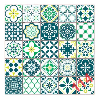 Mẫu mới Sẵn Combo 60 miếng Decal trang trí siêu hot kt 15x15cm