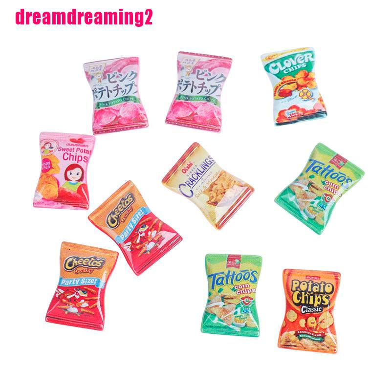 Bộ 10 Món Đồ Chơi Thức Ăn Trang Trí Cho Búp Bê