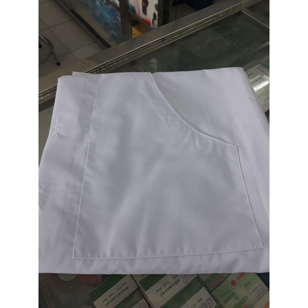 Áo Blouse, Áo bác sỹ thân dài, tay ngắn nam/nữ