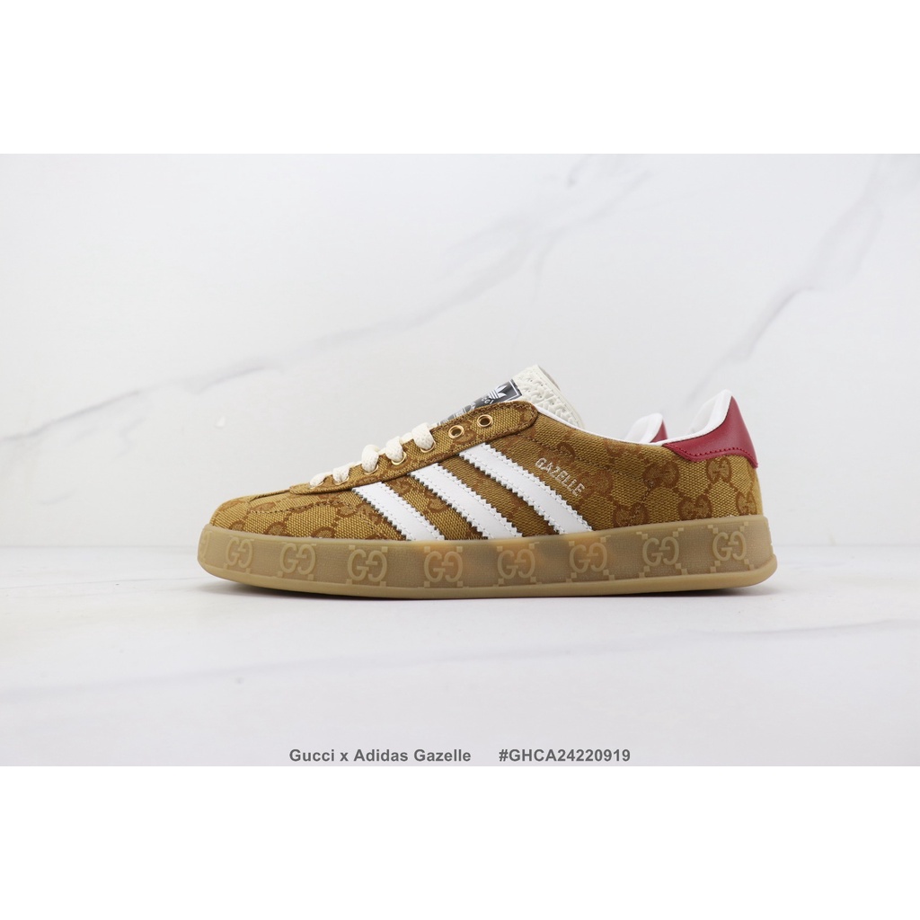Giày Thể Thao Gucci x Adidas Gazelle Cổ Thấp Phối Lưới Cỡ 36-45