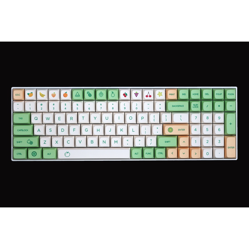 Keycap cho bàn phím Fruits XDA Thick PBT Dyesub 139 Phím | EZPC