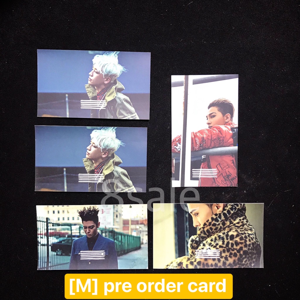 BIGBANG | Quà Pre-order - Hàng chính hãng (Ảnh thần tượng)