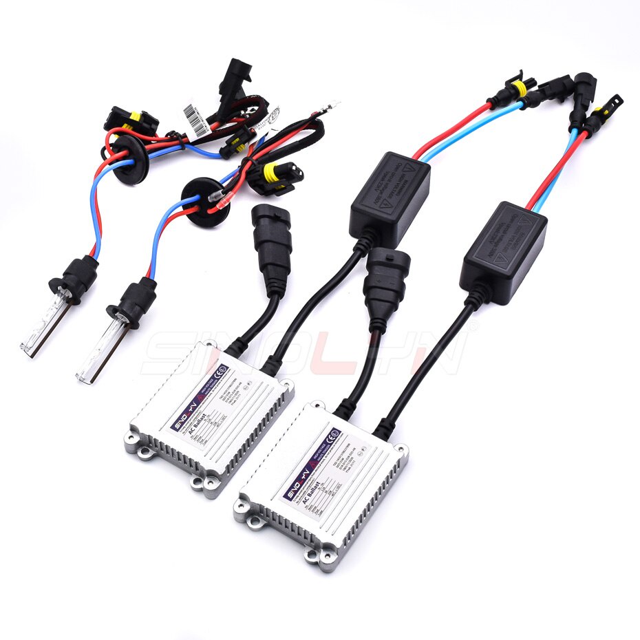 Bộ Đèn Pha Xenon 35w Hid 12v Ac H1 H7 H11 D2S D2H 4300k 6000k 8000k Cho Xe Hơi