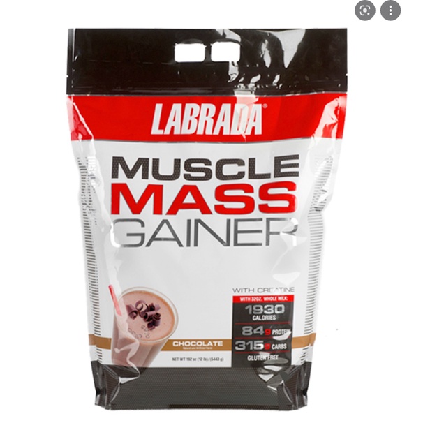Sữa tăng cân, tăng cơ Muscle Mass Gainer 12Lbs  CHÍNH HÃNG HOA KỲ
