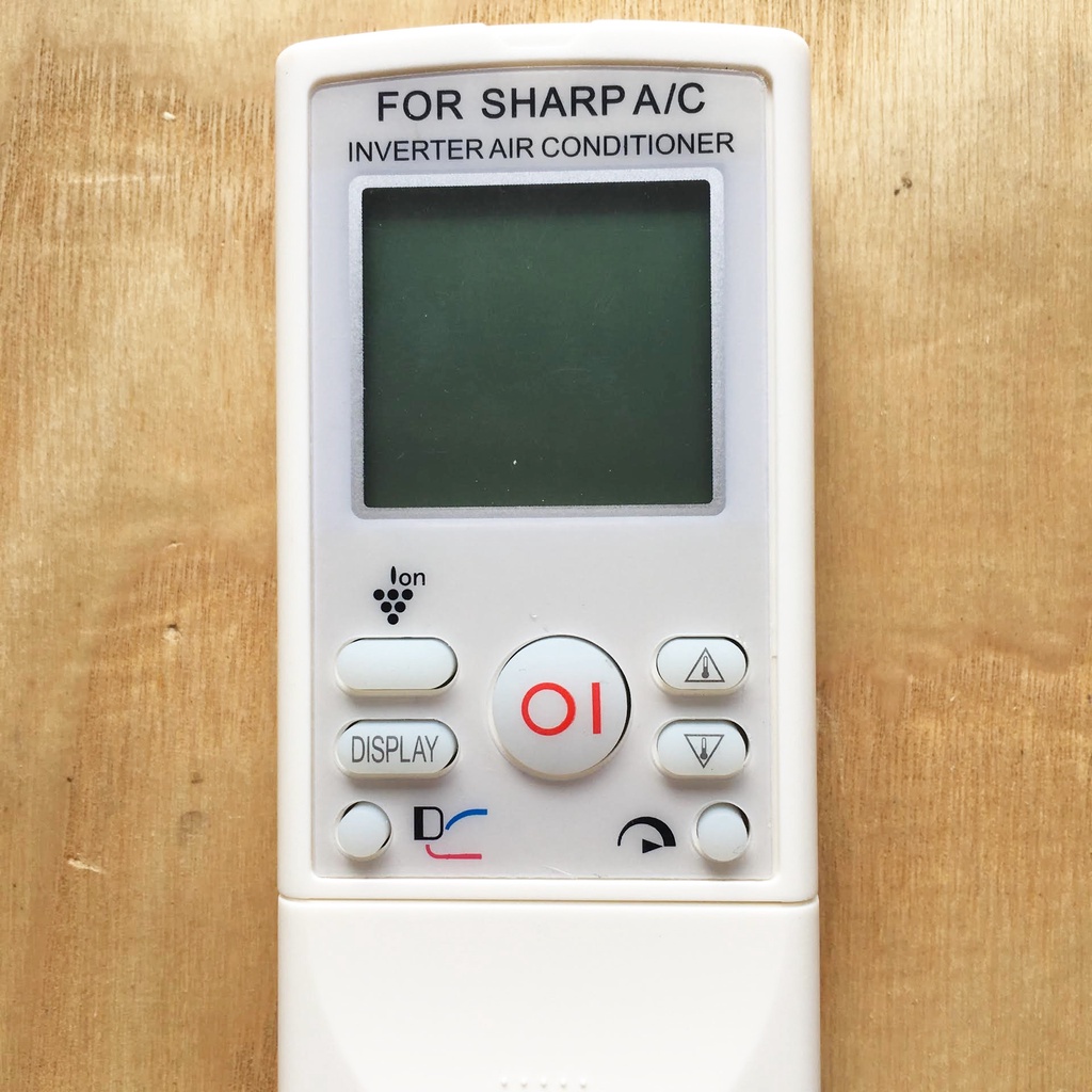 Remote máy lạnh Sharp nắp trượt [TẶNG KÈM PIN] Khiển remote điều hoà máy lạnh Sharp nắp trượt