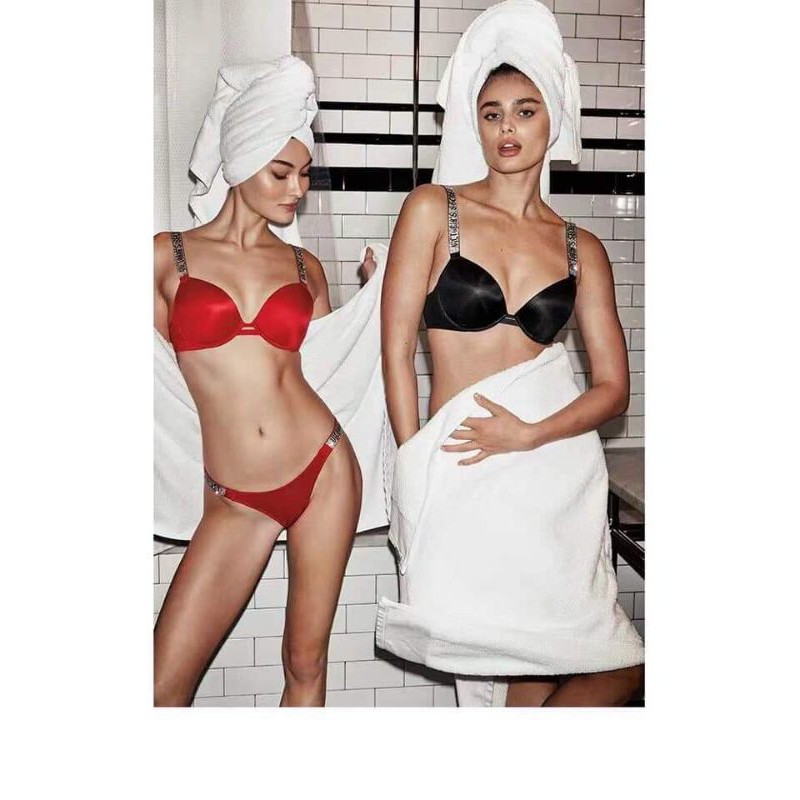 bộ lót Victoria's đính đá nâng ngực-set bộ trơn nâng ngực | BigBuy360 - bigbuy360.vn