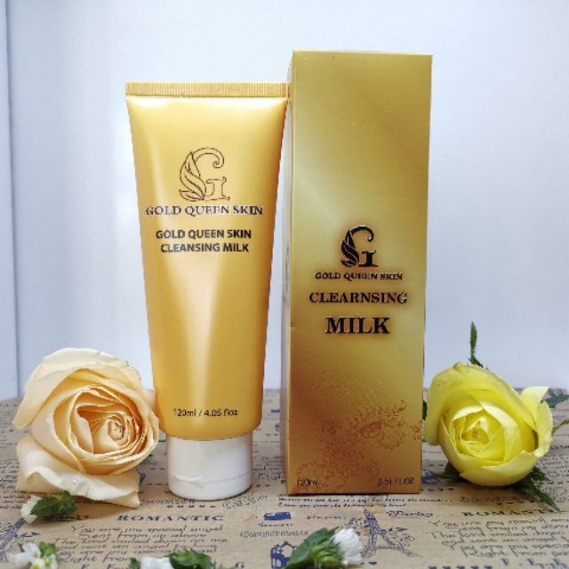 Sữa rửa mặt Gold queen skin cleansing milk.
120ml