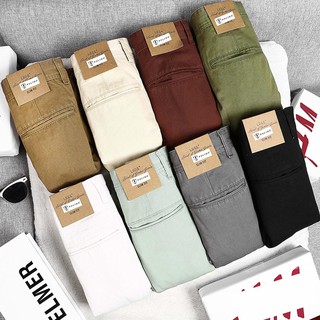 Shorts Khaki Nam Chất Liệu Kaki Dệt Chéo Thoáng Mát, Co Giãn Nhẹ Nhàng - POLIDO