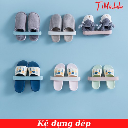 [⚡FREESHIP 50k⚡ ] Kệ giá để giày dép dán tường thu gọn thông minh tiết kiệm diện tích cho nhà tắm, nhà bếp TiMa.lala