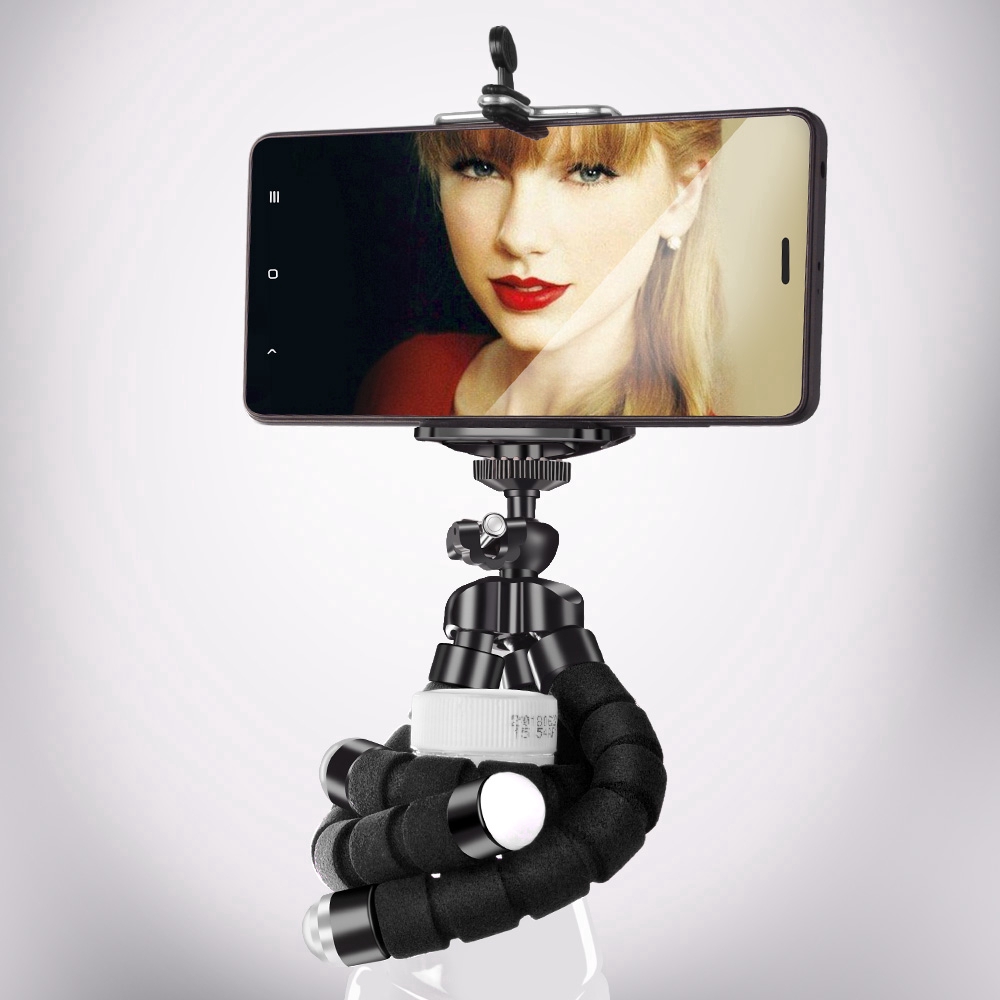 Phone holder Tripods tripod for phone Mobile camera holder Flexible Octopus Bracket For iPhone Xiaomi Samsung Clip Holder