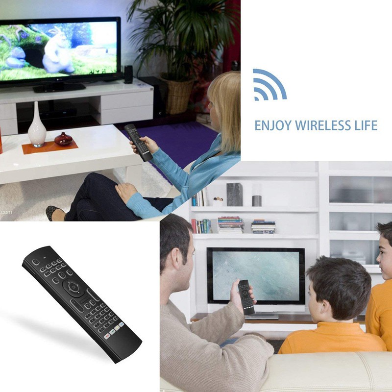 MX3 Air Mouse Wireless Keyboard Backlit Smart Remote Control 2.4G RF for X96 Tx3 H96 Android TV Box