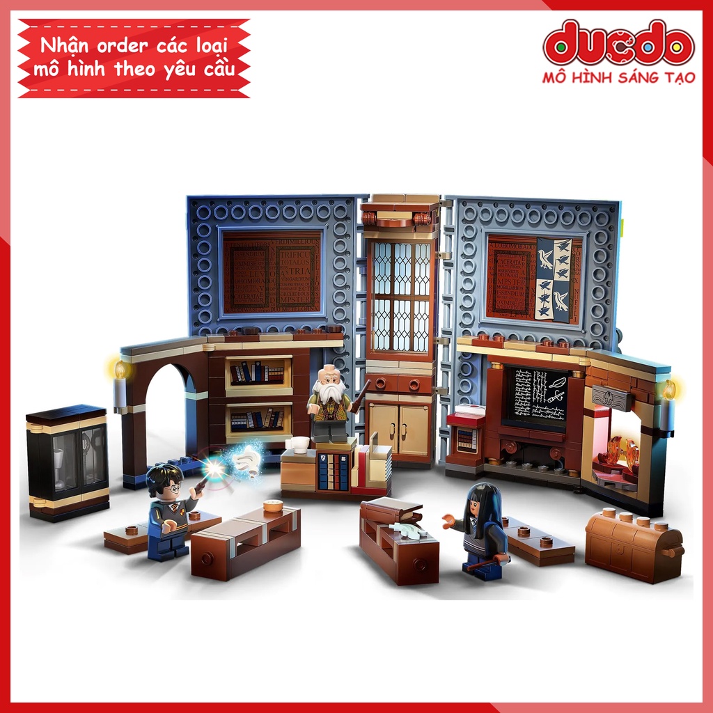 87083 Lắp ghép Harry Potter Hogwarts Moment: Charms Class - Đồ chơi Xếp hình Mô hình 76385 BLA LRI TANK 60009