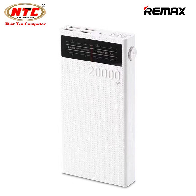 Pin sạc dự phòng Remax RPP-102 20.000mAh - 4 cổng sạc