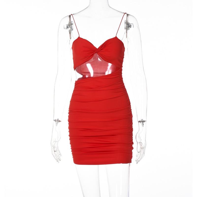 DUNEA Đầm Hai Dây Hở Lưng Gợi Cảm Cho Nữ