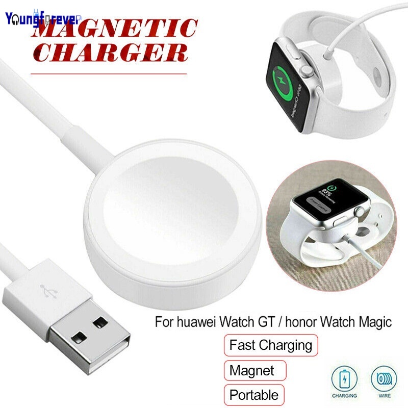 Đế sạc không dây USB từ tính 2 trong 1 phù hợp với đồng hồ Huawei Watch GT 2 3