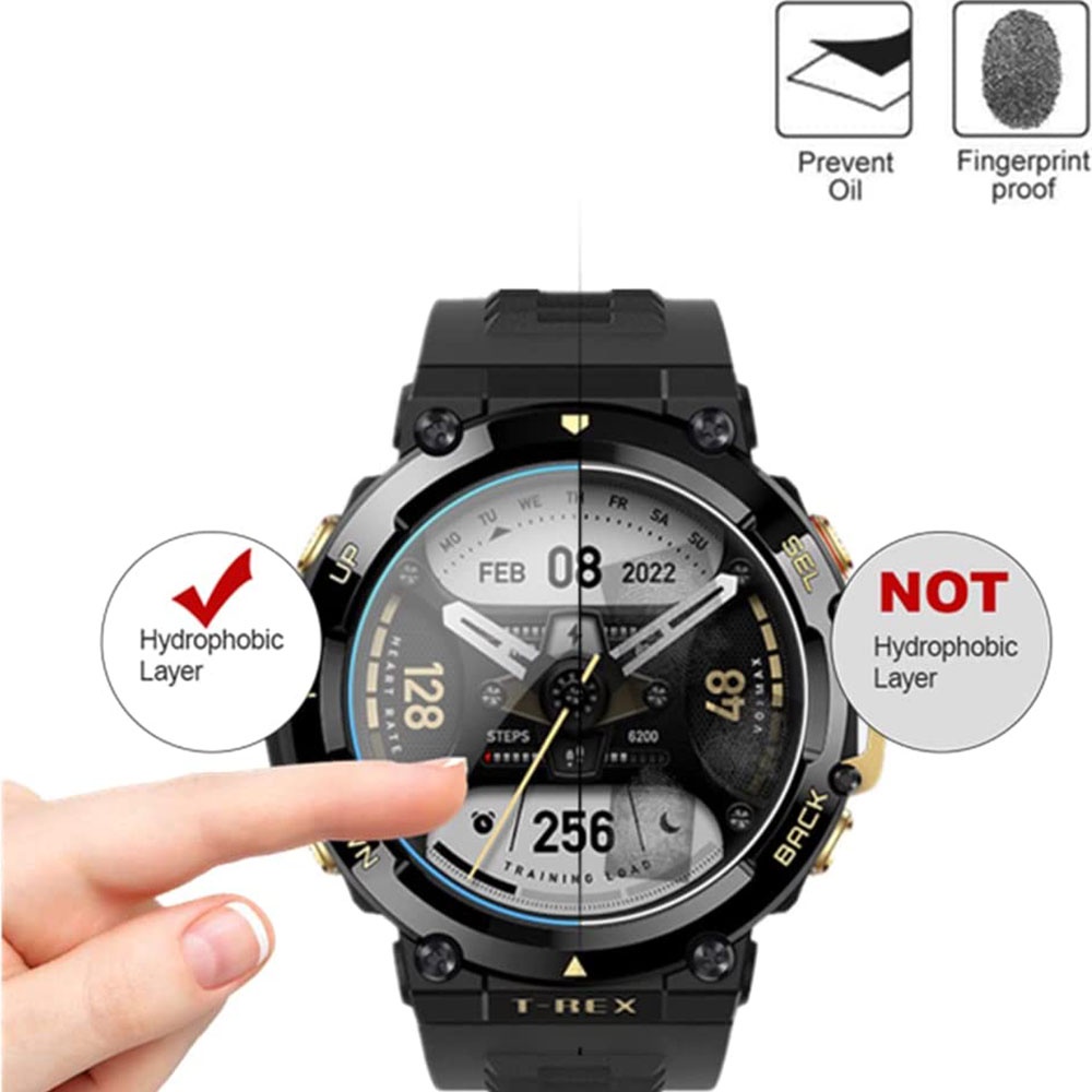 Set 2 Kính Cường Lực Cao Cấp Cho Đồng Hồ Thông Minh Huami Amazfit T-rex 2 T-rex2