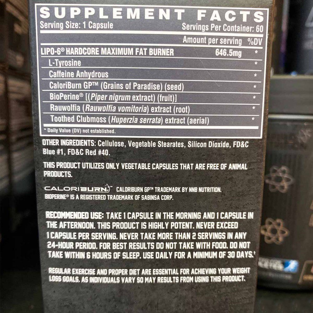 VIÊN UỐNG GIẢM CÂN FAT BURNER NUTREX LIPO6 HARD CORE 60 VIÊN , GIẢM CÂN , ĐỐT MỠ , TĂNG HIỆU SUẤT TẬP LUYỆN