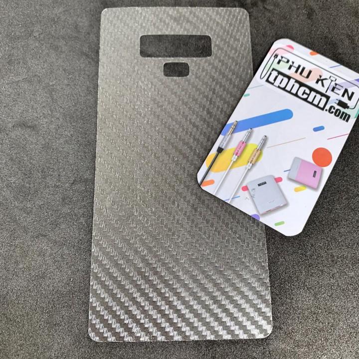 Dán mặt lưng Carbon Samsung Note 9