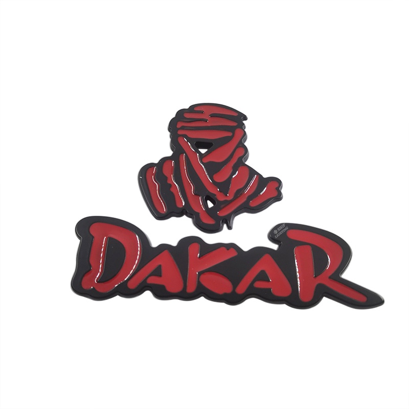 1 X Miếng Dán Kim Loại In Logo Dakar Rally Cho Xe Hơi Xe Jeep Xe Tải