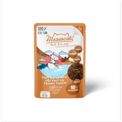 Pate dành cho mèo Meowcat - 70g, pate bổ sung dinh dưỡng cho mèo