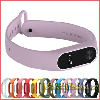 Dây đeo thay thế cho Xiaomi Miband 2 chính hãng Mijobs
