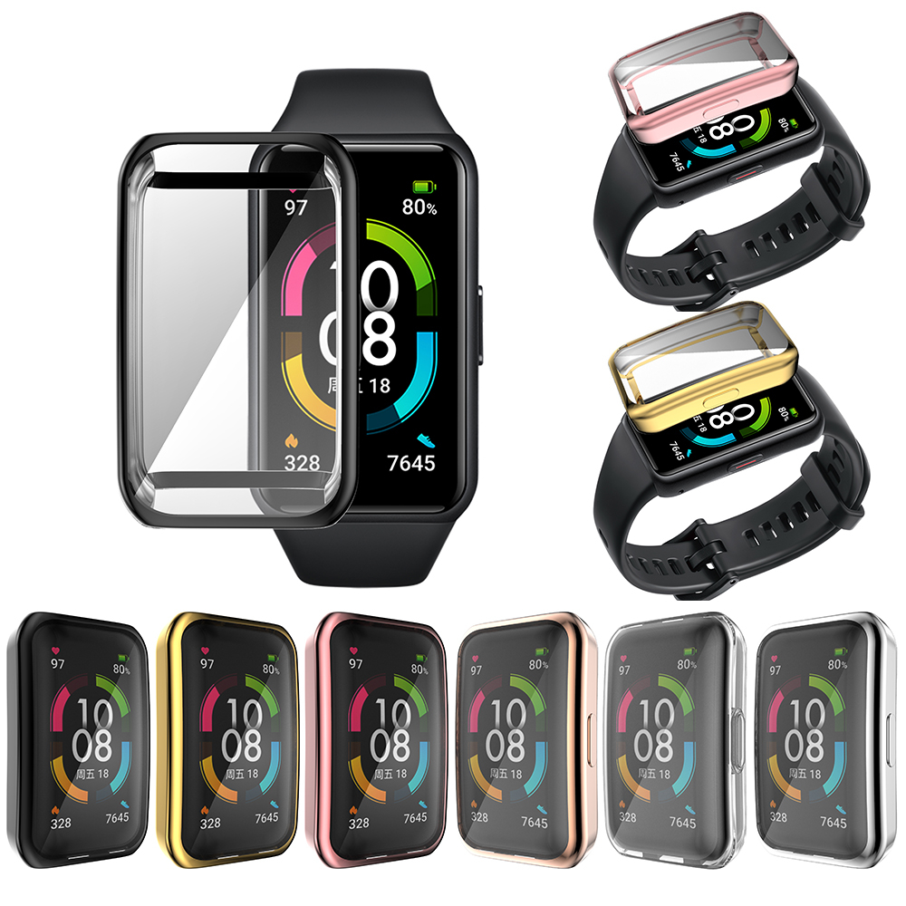 Ốp TPU mềm Myron bảo vệ mặt đồng hồ thông minh Huawei Band 6